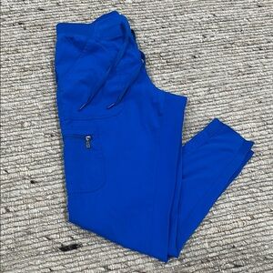 Adar scrub pants Royal blue  jogger style P7104